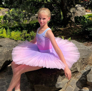 Professional Pink Lilac Ombre Bi-Color Ballet Rehearsal TuTu Skirt Ombré Practice Tutu