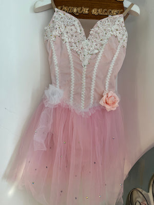 Pink Dewdrop Nutcracker Lyrical Ballet Costume Modern Ballet Dress Stage Wear-YL-LRDEWDRPPNK