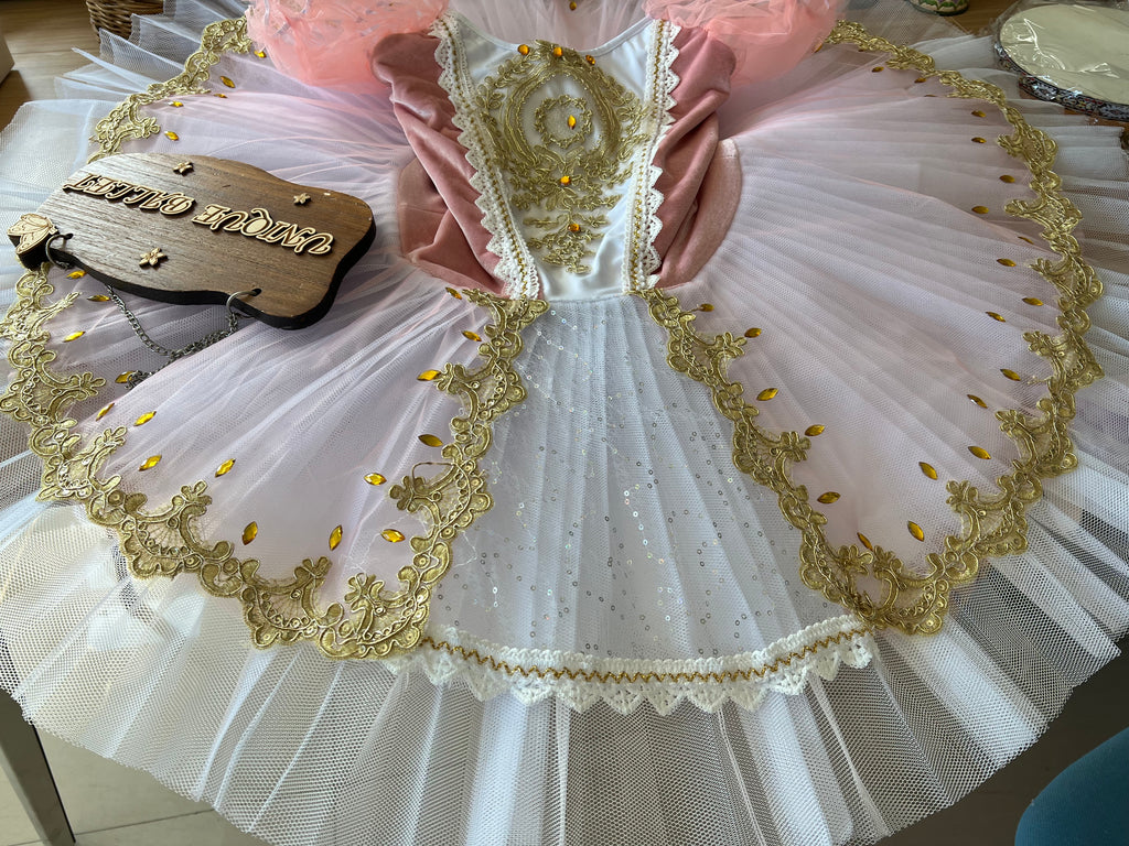 Pink Sleeping Beauty Princess Aurora Classic Ballet TuTu Costume (Unprofessional)-5CPNK3DFLW