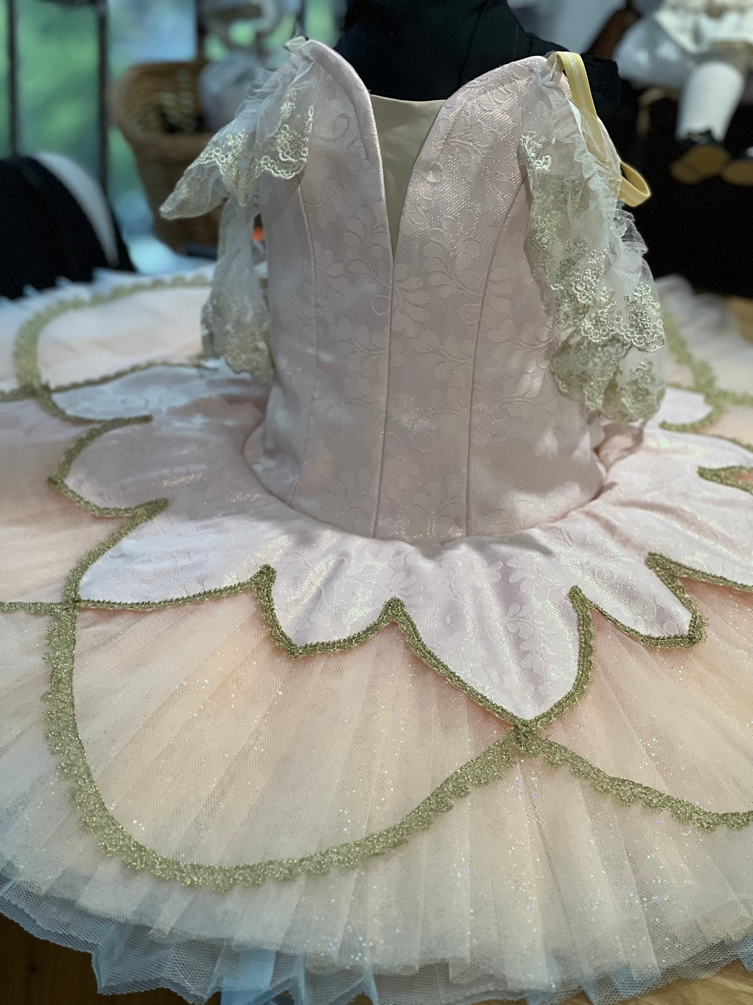 ** Sample Discount** Kid's Professional Peach Pink Classic Ballet TuTu Costume Plain Tutu For Self-decoration for Raymonda Sleeping Beauty Aurora
