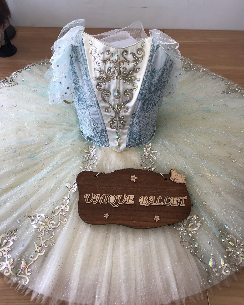 **Sample Discount ** High-end French Style Professional Classical Ballet TuTu Costume For Blue Bird Princess Florine Cinderella Stage Tutu YAGP