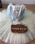 **Sample Discount ** High-end French Style Professional Classical Ballet TuTu Costume For Blue Bird Princess Florine Cinderella Stage Tutu YAGP