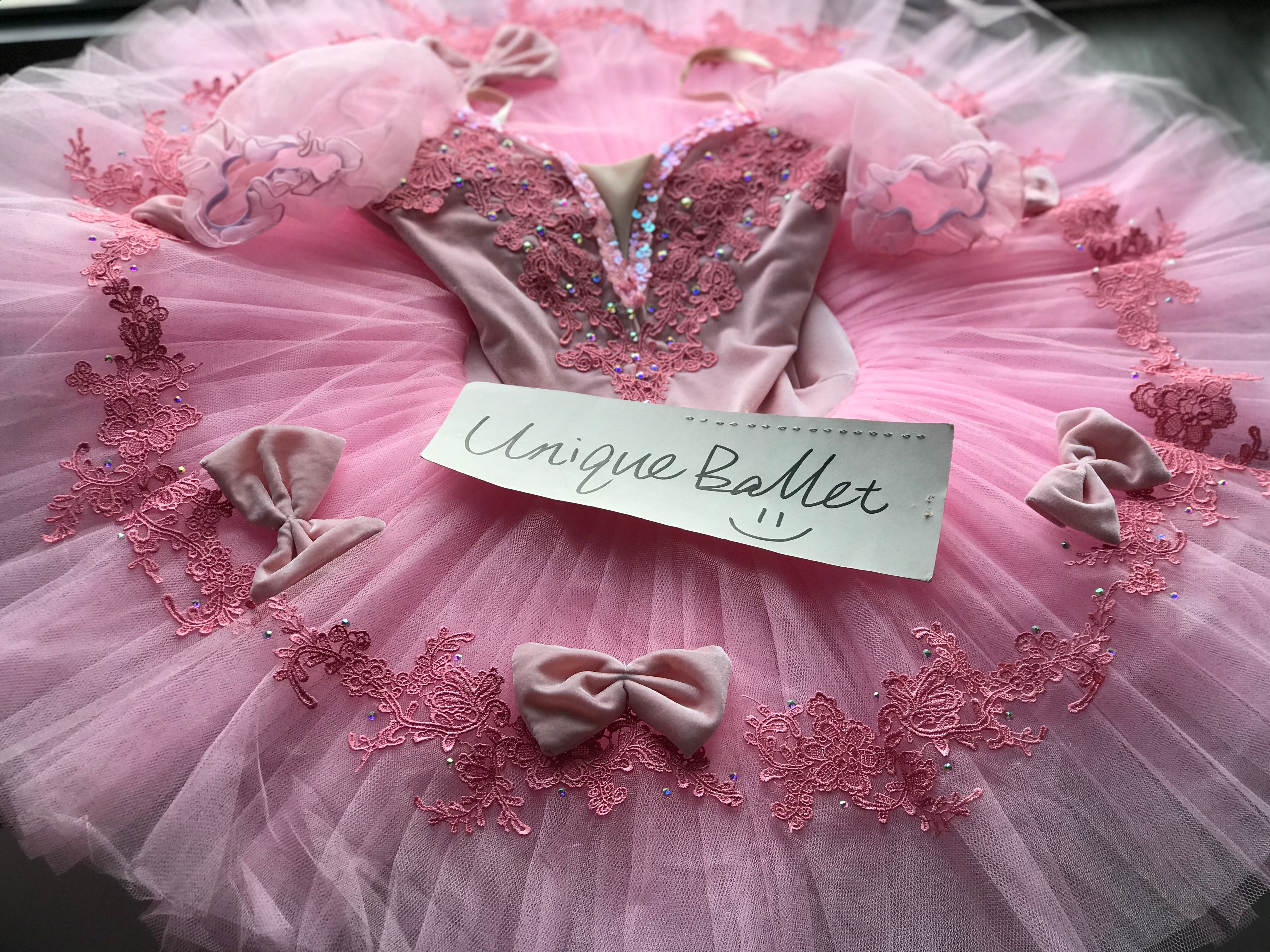 **Sample Discount** Cost-Effective Pull over Fairy Doll Classic Ballet TuTu Costume Coppelia Pink Bowknot Tutu Stage Costume Kids 135cm