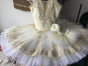 **Sample Discount** Professional Princess Aurora's Wedding Sleeping Beauty The Vision Light Yellow Bridesmaids Variation Classic Ballet TuTu Costume