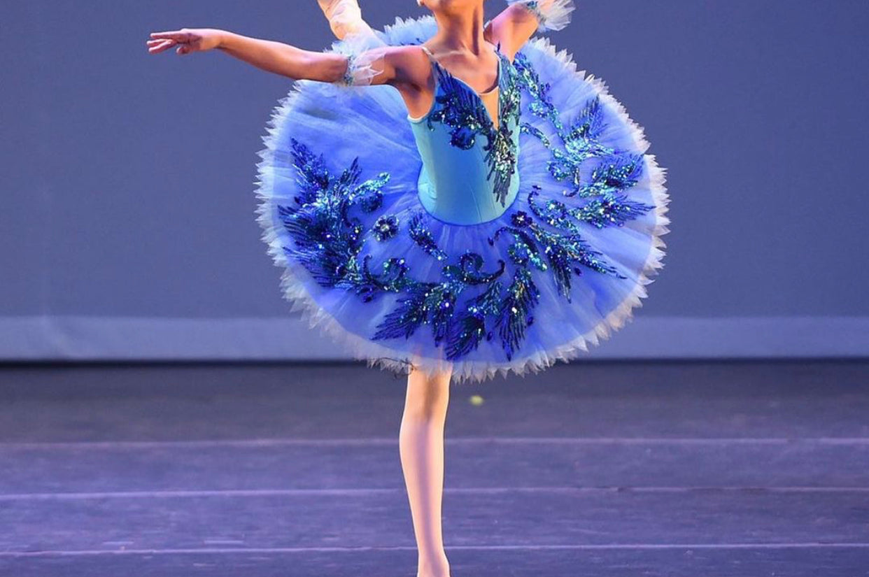 Professional Ballet Costume Blue Bird Princess Florine Ballet Stage Costume Classical Platter Tutu YAGP Dance wear