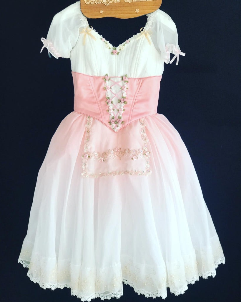 Giselle Coppelia Romantic Ballet TuTu Costume Baby Pink La Fille Mal G –  UniqueBallet