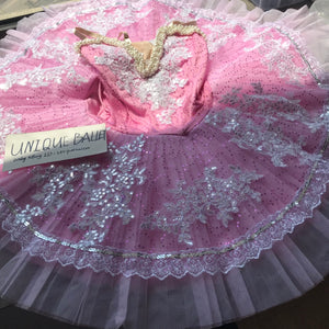 Pink Sleeping Beauty Pearls Classic Ballet TuTu Costume (Unprofessional)-5CPNKPEARL