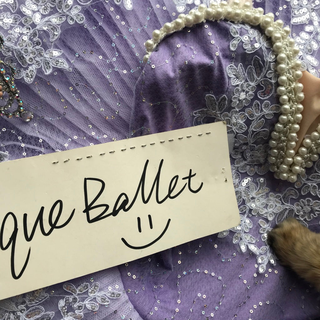 Lilac Sleeping Beauty Pearls Purple Classic Ballet TuTu Costume (Unprofessional)-5CLLCPEARL