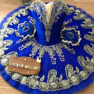 Professional Royal Blue Sleeping Beauty Blue Bird Princess Florine Princess Ballet Stage Classical Platter TuTu Costume YAGP Dance wear