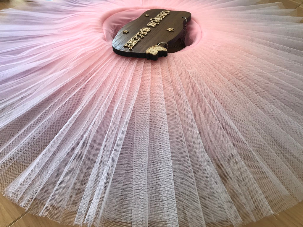 Professional Pink Lilac Ombre Bi-Color Ballet Rehearsal TuTu Skirt Ombré Practice Tutu