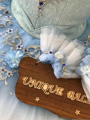 Professional Blue Bird Princess Of Florine Sleeping Beauty Cinderella Classical Ballet Costume Platter Tutu Stage Dancewear With Hooks Competition Level
