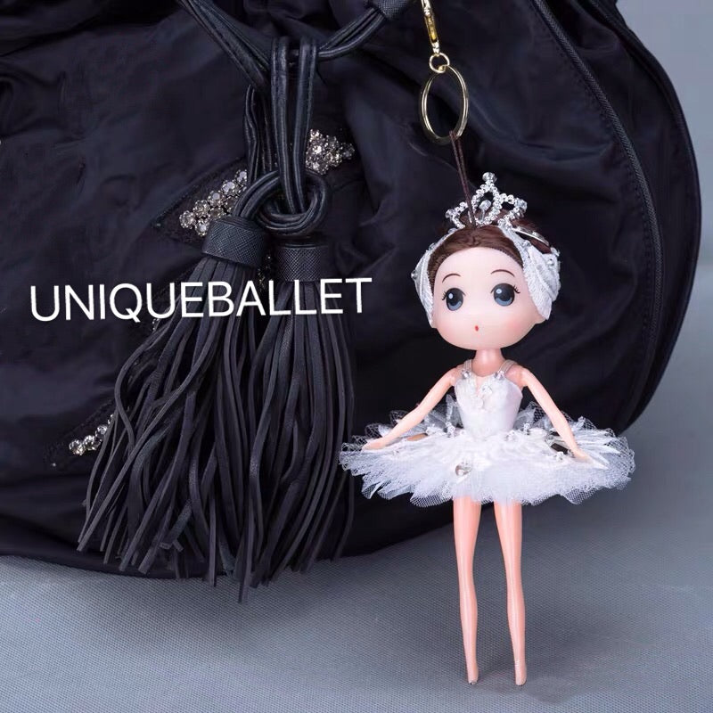 Gift For Ballerina White Swan Lake Odette Ballet Doll Key Chain Gift For Ballet Lovers