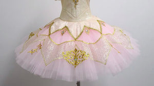 Professional Ivory and Pink Sugar Plum Fairy Classical Ballet Tutu Bel