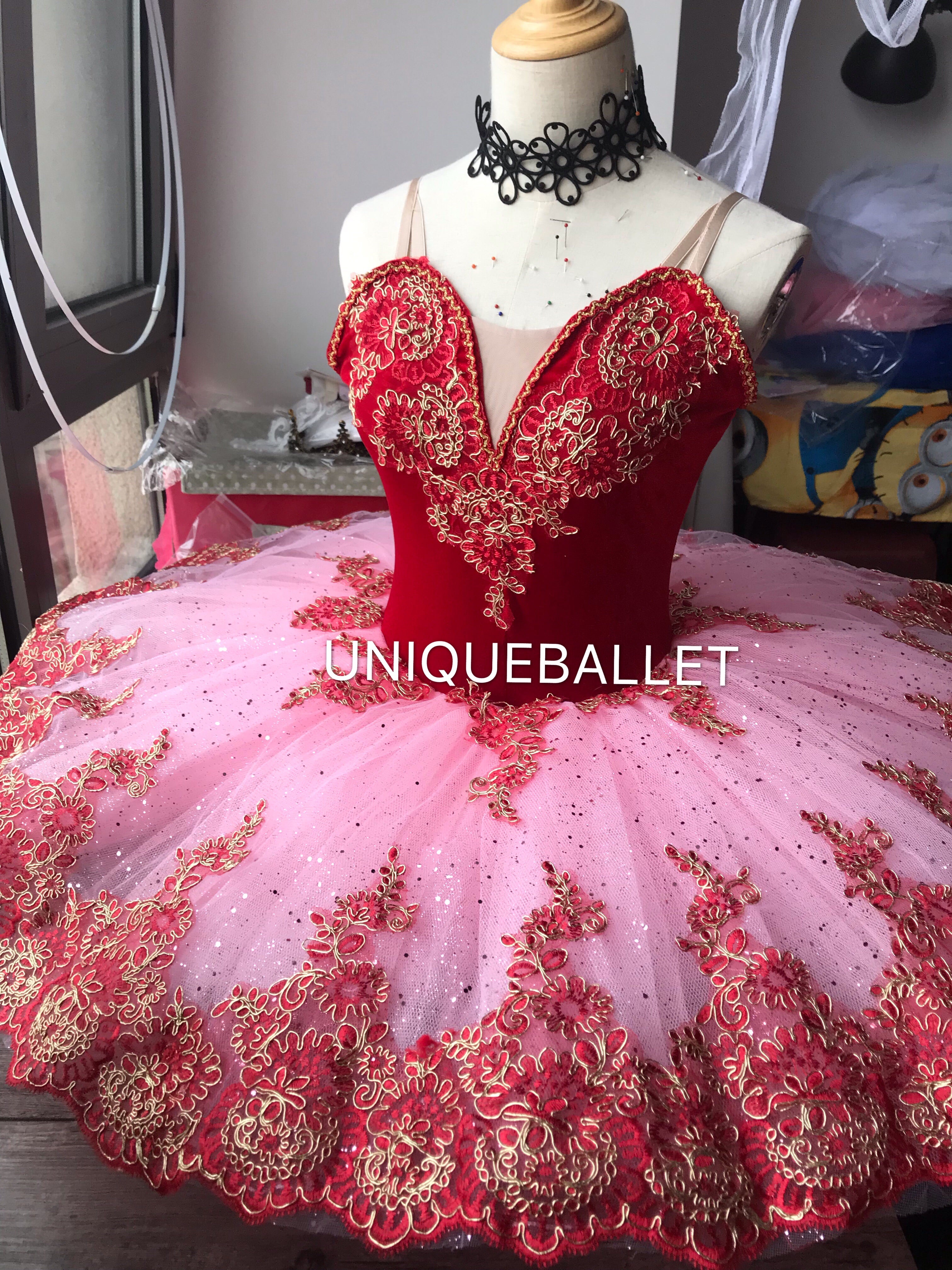 Cost-Effective Red Paquita Classic Ballet TuTu Costume