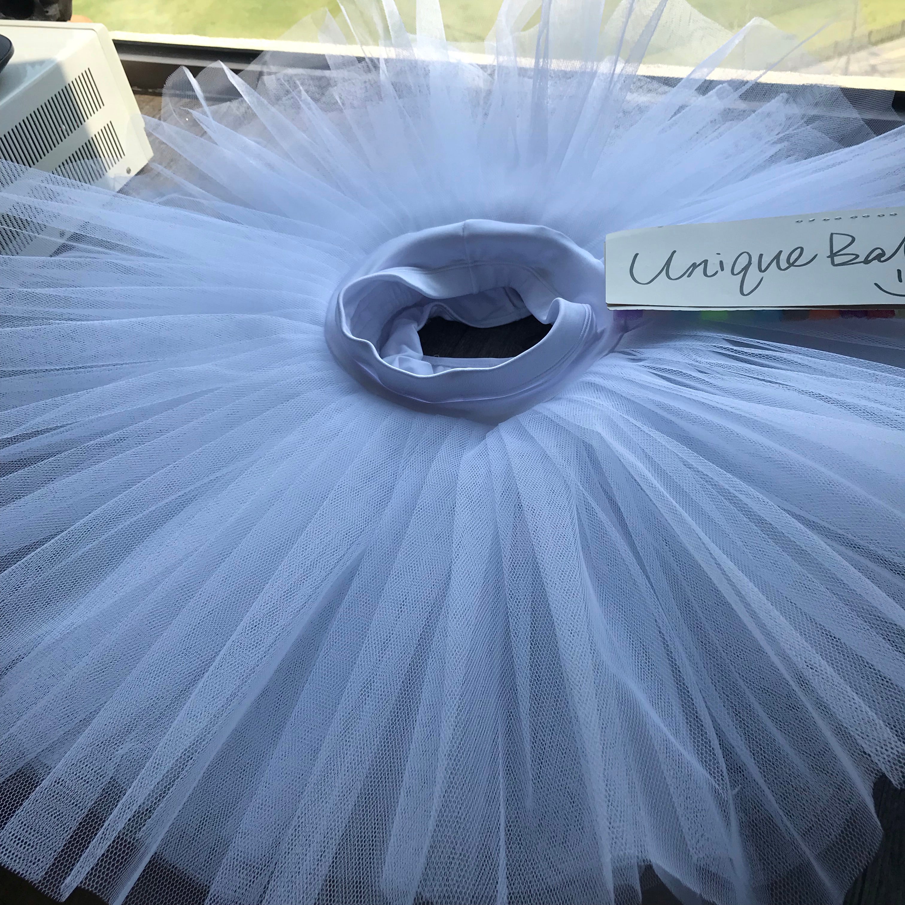 Professional White Ballet Rehearsal TuTu Skirt