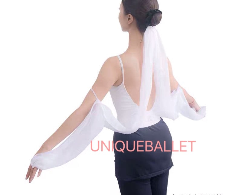 Ballet Headpiece White Gauze Arm Drape For La Bayadere HPQWLABAYDRP