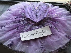 **Sample Discount**High-end Professional Lilac Fairy Classical Ballet TuTu Costume 2 Pieces France Style YAGP Ballet Costume Dance Wear