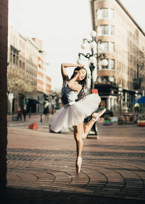 Professional White Ballet Rehearsal TuTu Skirt