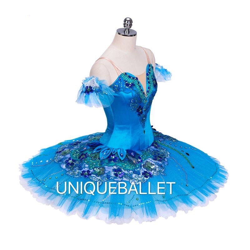 Professional Blue Bird Princess Florine Stage Tutu Ballet Classical Platter TuTu Costume YAGP Dance wear