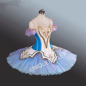 Professional Sleeping Beauty Blue Bird Princess Florine Princess Ballet Stage Tutu Classical Platter TuTu Costume YAGP Dance wear