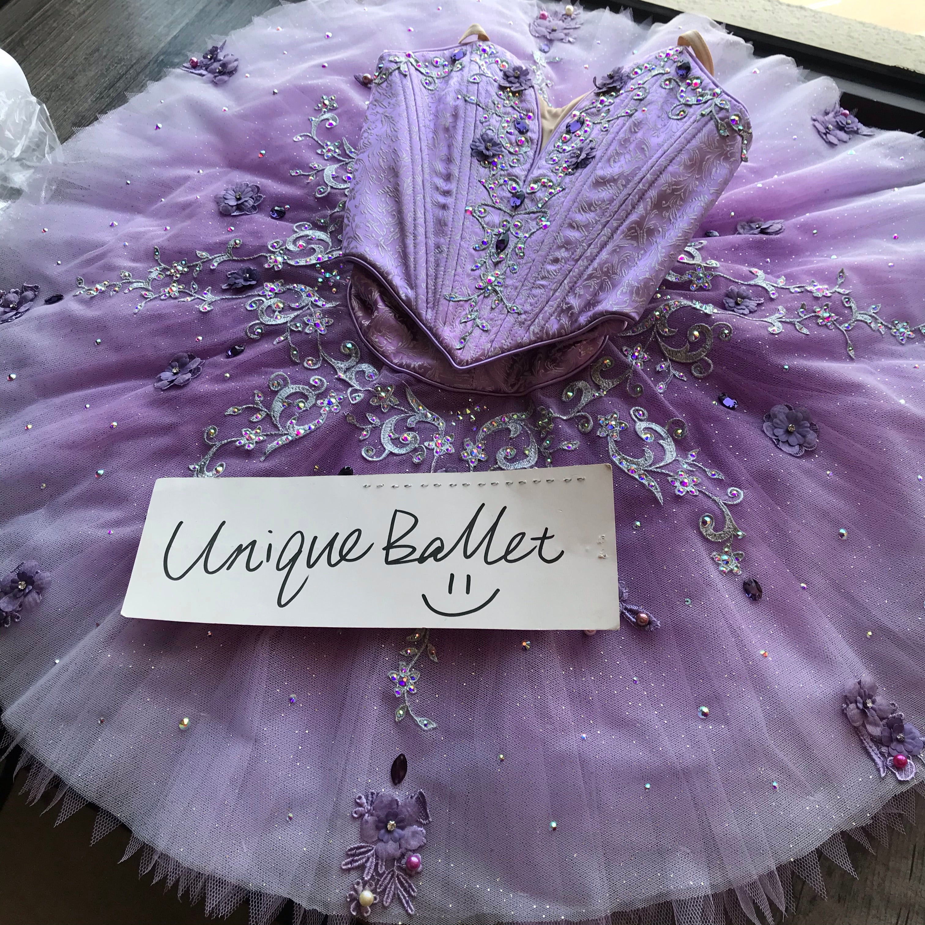 **Sample Discount**High-end Professional Lilac Fairy Classical Ballet TuTu Costume 2 Pieces France Style YAGP Ballet Costume Dance Wear