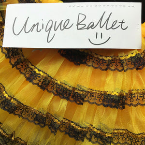 Cost-Effective Pullover Style Don Quixote Ballet Classical Tutu Costume Yellow Bridesmaids Variation Ballet Tutu Dress
