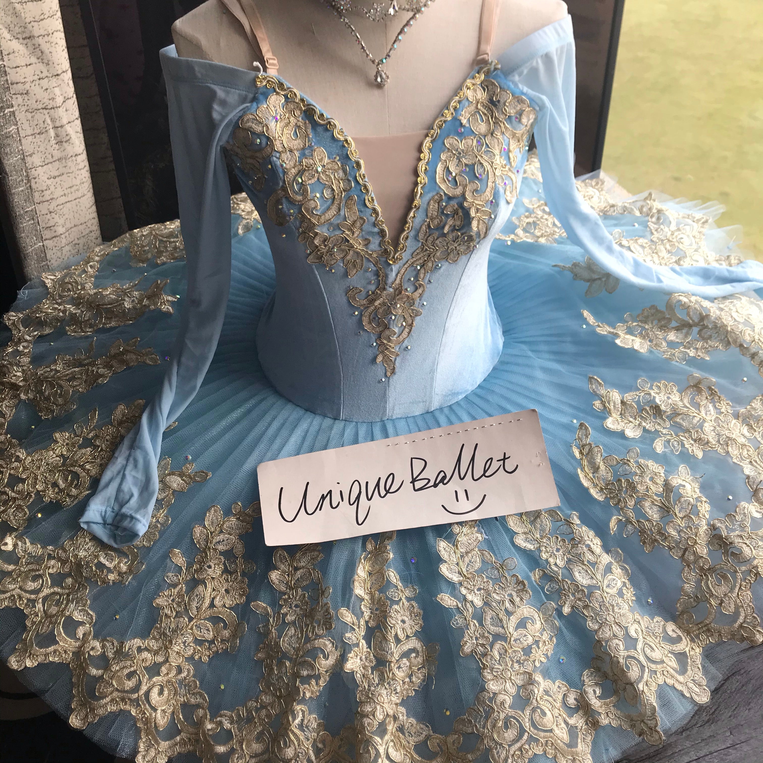 Cost-Effective Professional Blue Bird Long Sleeves Sleeping Beauty Cinderella Alice Ice Queen Snow Queen Classical Ballet Costume Tutu With Hooks