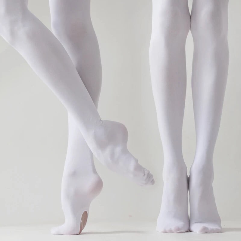Professional Ballet Stockings White Skin Color Long Socks