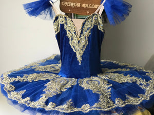 Cost Effective Pull On Style Royal Blue Classical Platter TuTu Costume Blue Bird Princess Florine Pharo's Daughter Stage Dancewear