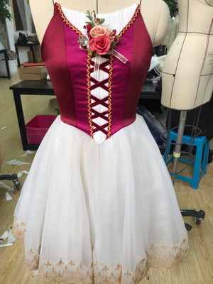 Professional Ballet Romantic Bell Tutu Costume For Swanhilda Wedding  Coppelia Act 3 Stage Dance-wear With Hooks
