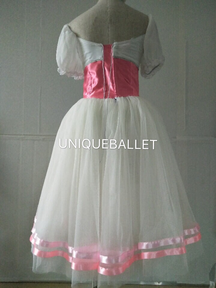 Pink Giselle Professional Romantic Ballet TuTu Long Tutu Dress Costume