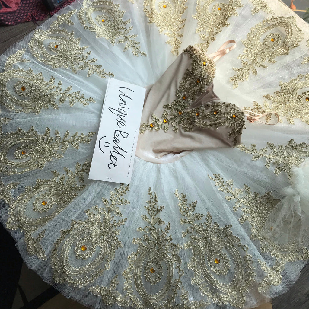 **Sample Discount**Cost-Effective Princess Aurora Sleeping Beauty Ivory Sugar Plum Classic Ballet TuTu Costume