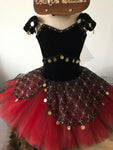 Professional Red La Esmeralda Soft Tulle Bell Pancake Ballet TuTu Costume