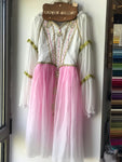 Pink Swan Lake Pas De Troid Variation Act 1 Professional Romantic Ballet TuTu Long Tutu Dress Costume-YL-RSWN3PNK