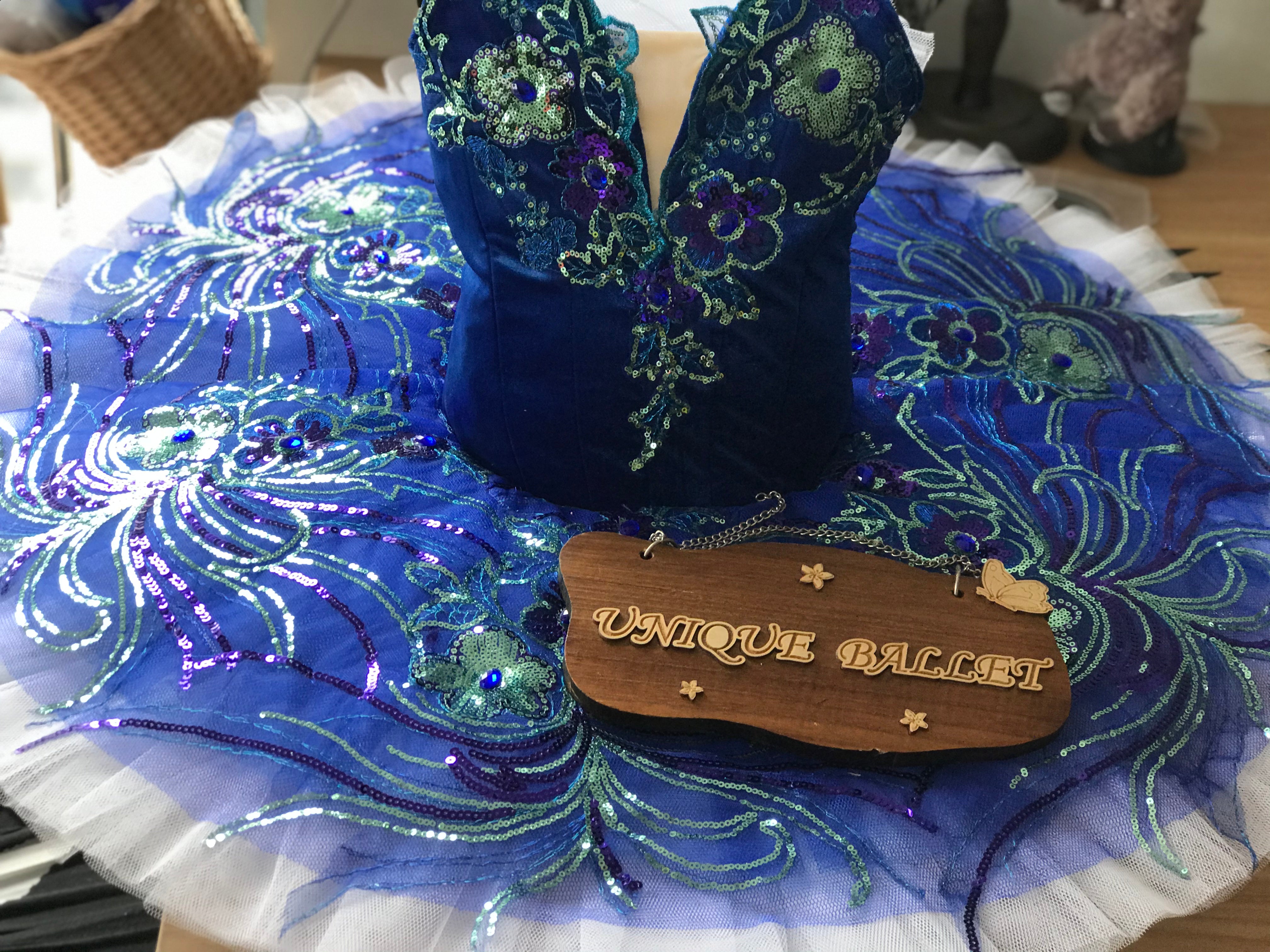 Professional Royal Blue Ballet Costume Blue Bird Princess Florine Ballet Stage Costume Classical Platter Tutu YAGP Dance wear