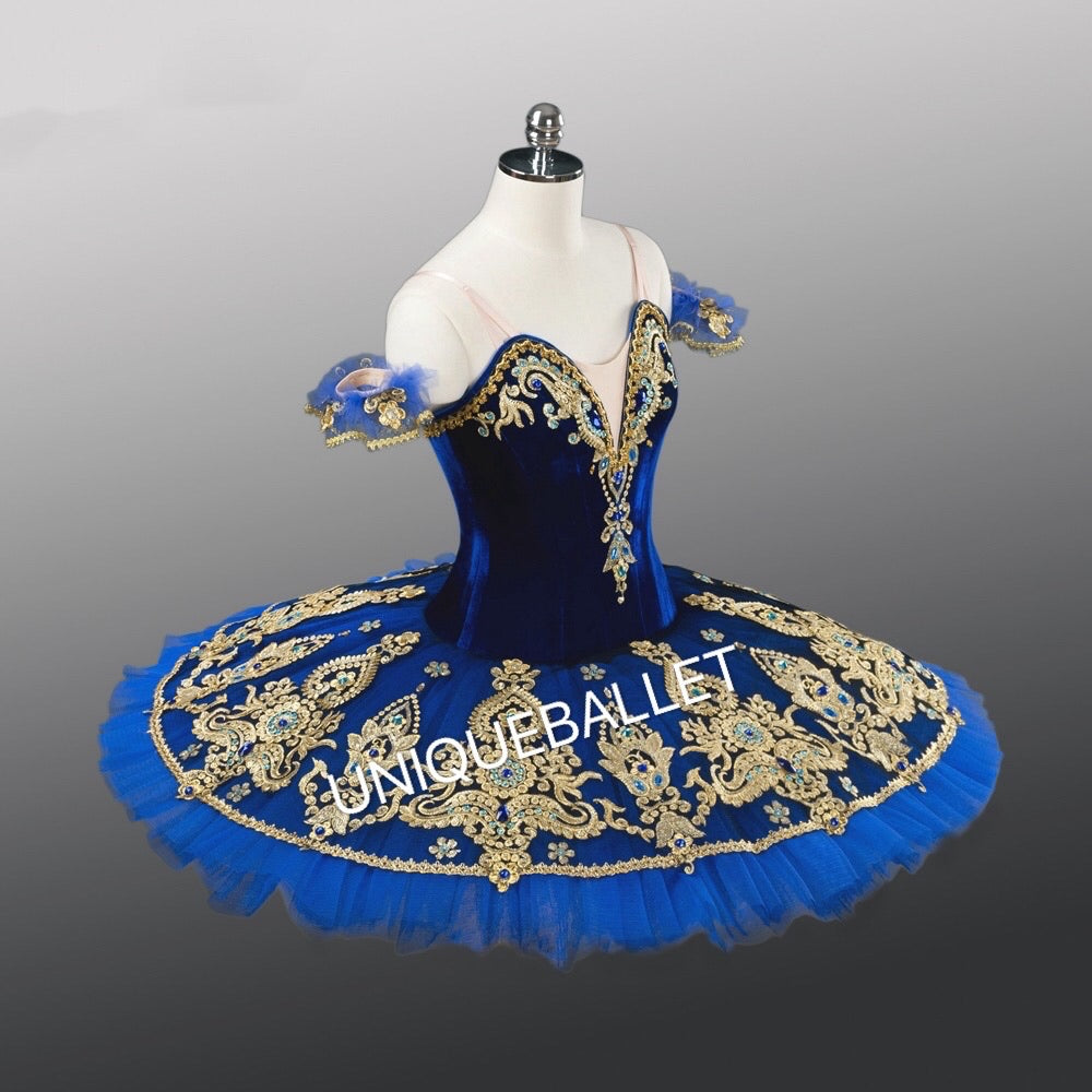 Professional Royal Blue Ballet Classical Platter TuTu Costume Blue Bird Princess Florine Pharo's Daughter Stage Tutu YAGP Dancewear