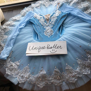 Cost-Effective Pull On Style Blue Bird Long Sleeves Sleeping Beauty Cinderella Alice Ice Queen Snow Queen Classical Ballet Costume Tutu