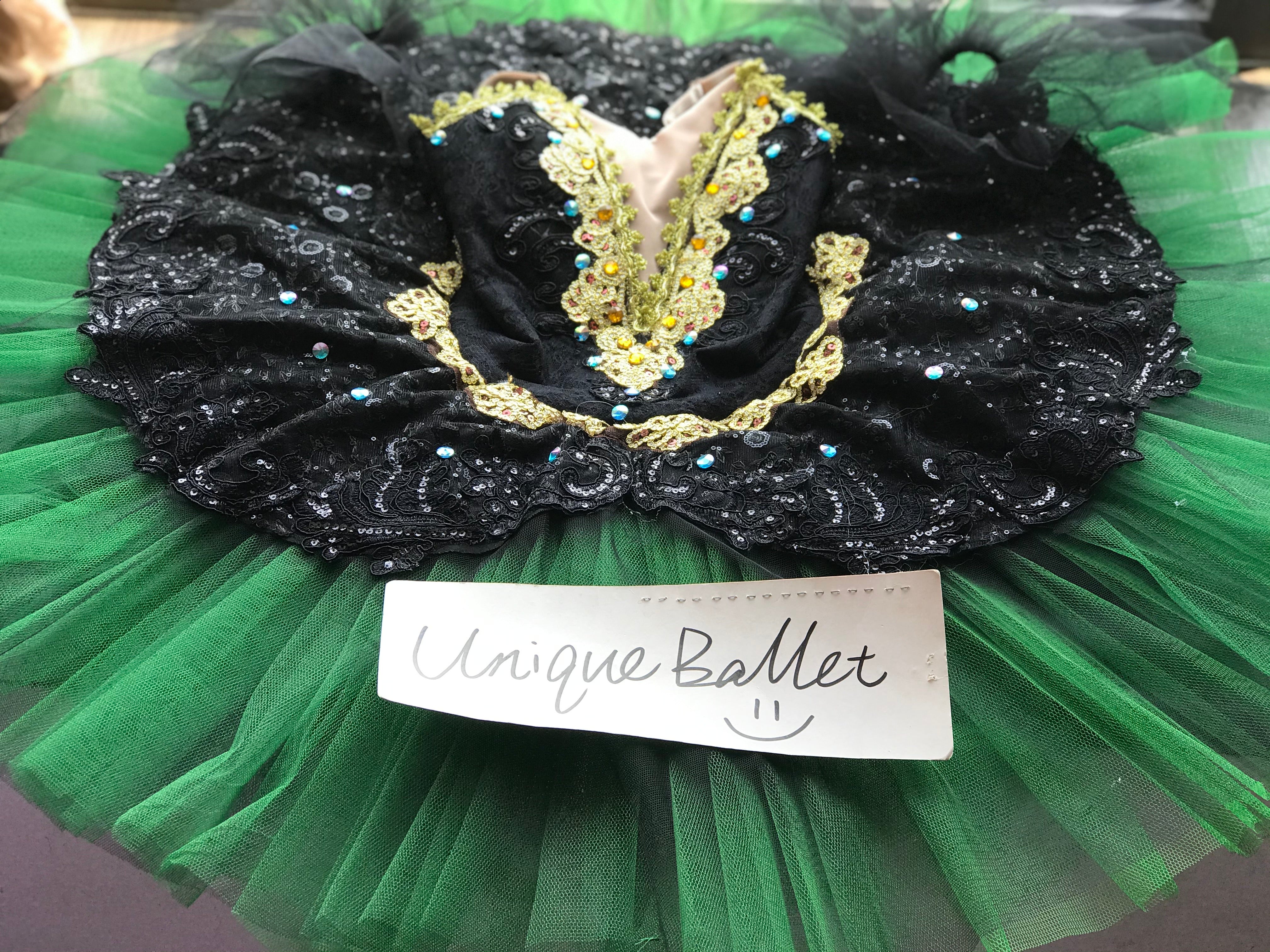 Cost-Effective Green La Esmeralda Classical Ballet TuTu Costume