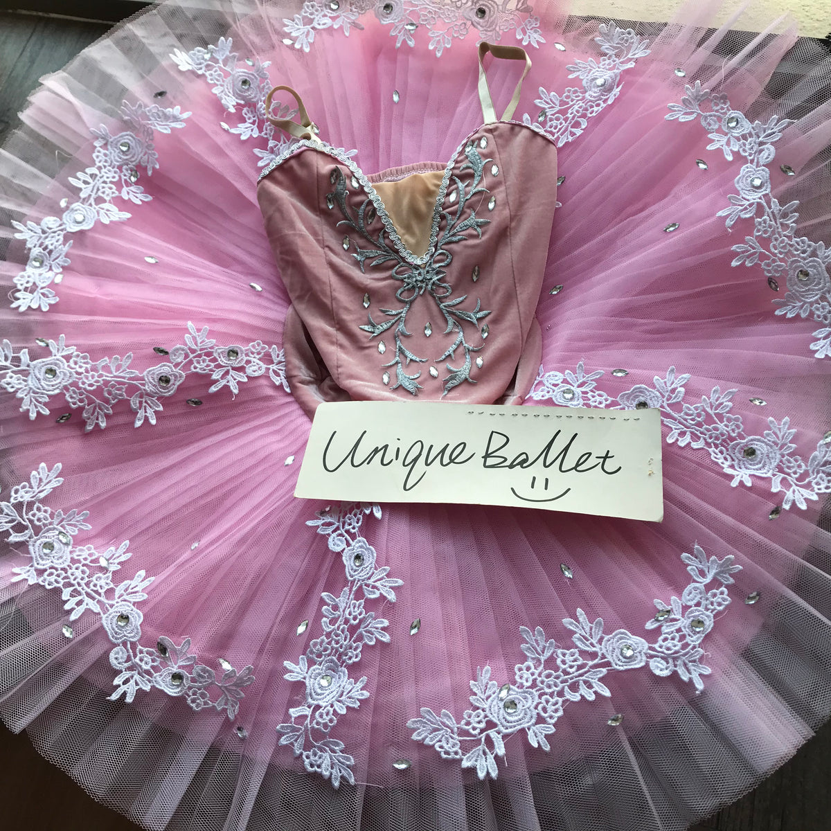 Sleeping Beauty Pink Floral Classic Ballet TuTu Costume (Unprofessiona ...