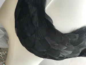 Swan Lake Ballet Feather Tiara Black Swan Odile Одилия Headpiece HPTBSWNLKCHNBLK