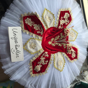 Cost-Effective Le Corsaire Medora Act II Classical Ballet TuTu Costume Red Ballet Stage Costume