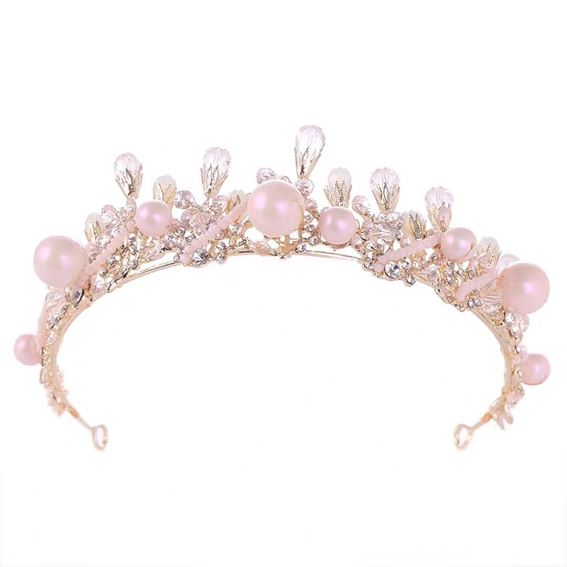 Sleeping Beauty Pink Ballet Tiara Head Piece Crown