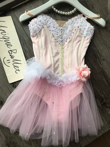 Pink Dewdrop Nutcracker Lyrical Ballet Costume Modern Ballet Dress Stage Wear-YL-LRDEWDRPPNK