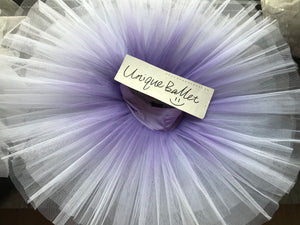 Professional Lilac Ombre Ballet Rehearsal TuTu Skirt Ombré Practice Tutu