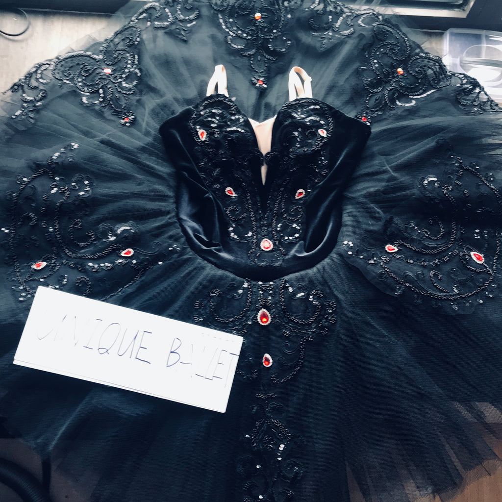 Swan Lake Odile Classic Ballet Costume Black Swan Ballet Tutu Dress St
