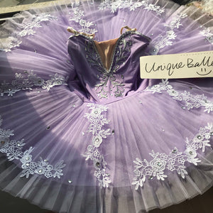 Lilac Purple Floral Classic Ballet TuTu Costume (Unprofessional)-5CLLCWHTROS
