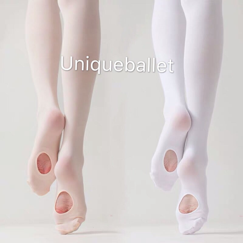Professional Ballet Stockings White Skin Color Long Socks
