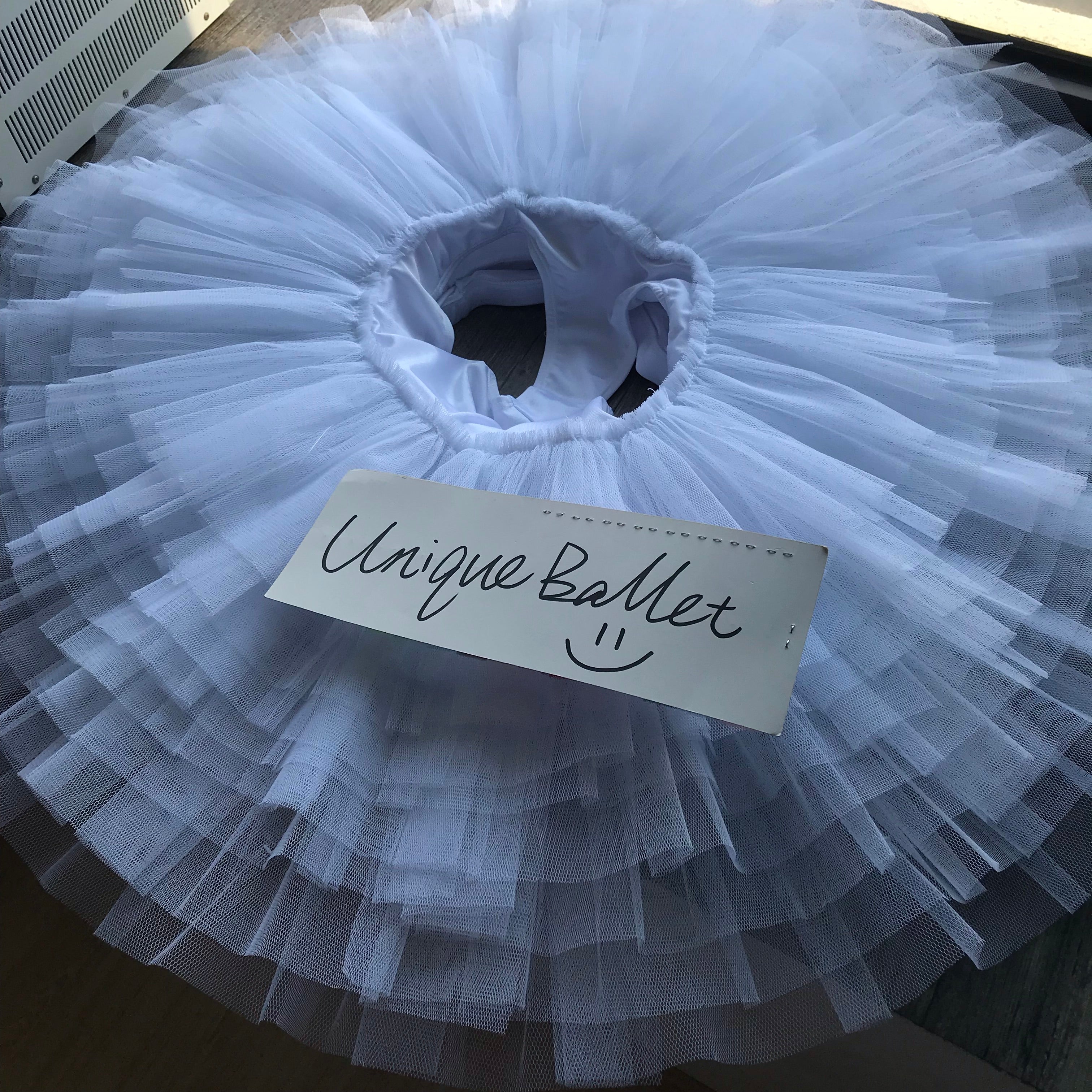 Professional White Ballet Rehearsal TuTu Skirt
