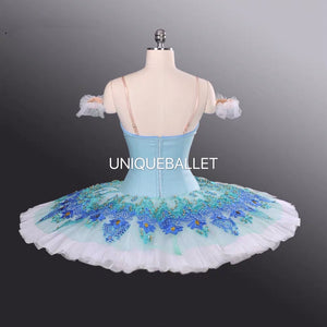 Professional Blue Bird Princess Florine Sleeping Beauty Blue Green Ballet Stage Tutu Classical Platter TuTu Costume YAGP Dance wear