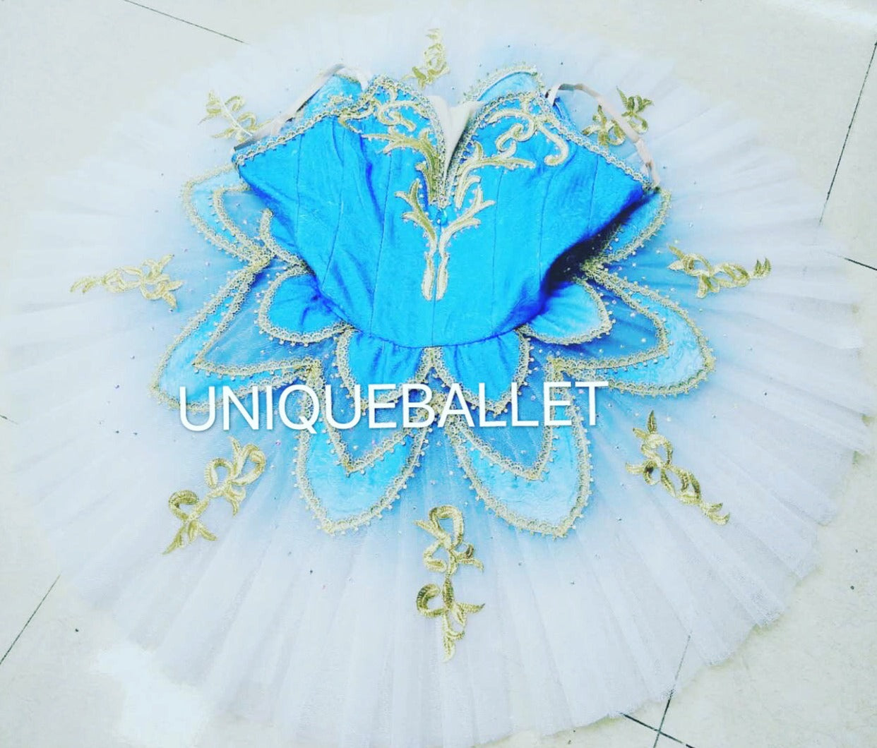 Sales in Nov.-Professional Blue Sleeping Beauty Blue Bird Classical Ballet TuTu Costume YAGP Stage Dance Wear With Hooks